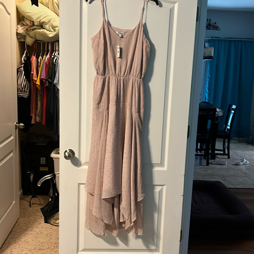 Express long dress new with tags. Adjustable straps!